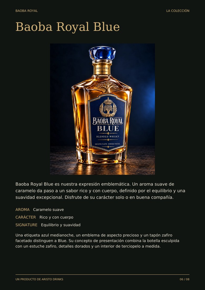 Página del catálogo 6: Baoba Royal Blue