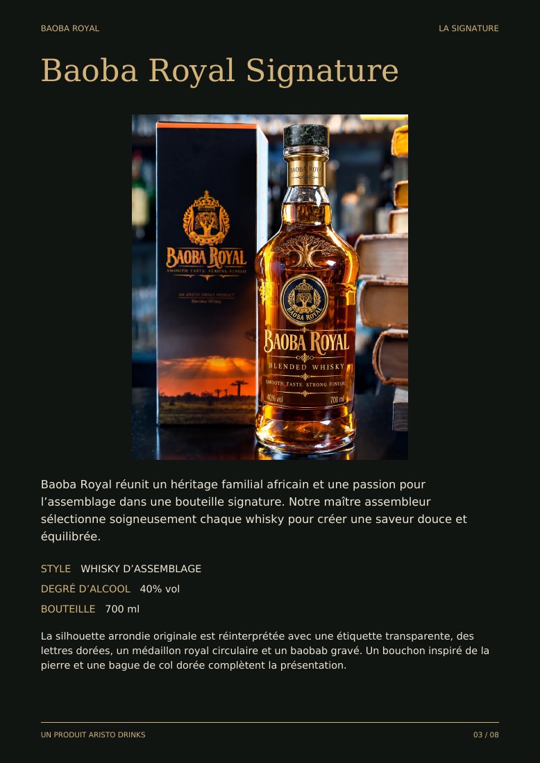 Page du catalogue 3: Baoba Royal Signature