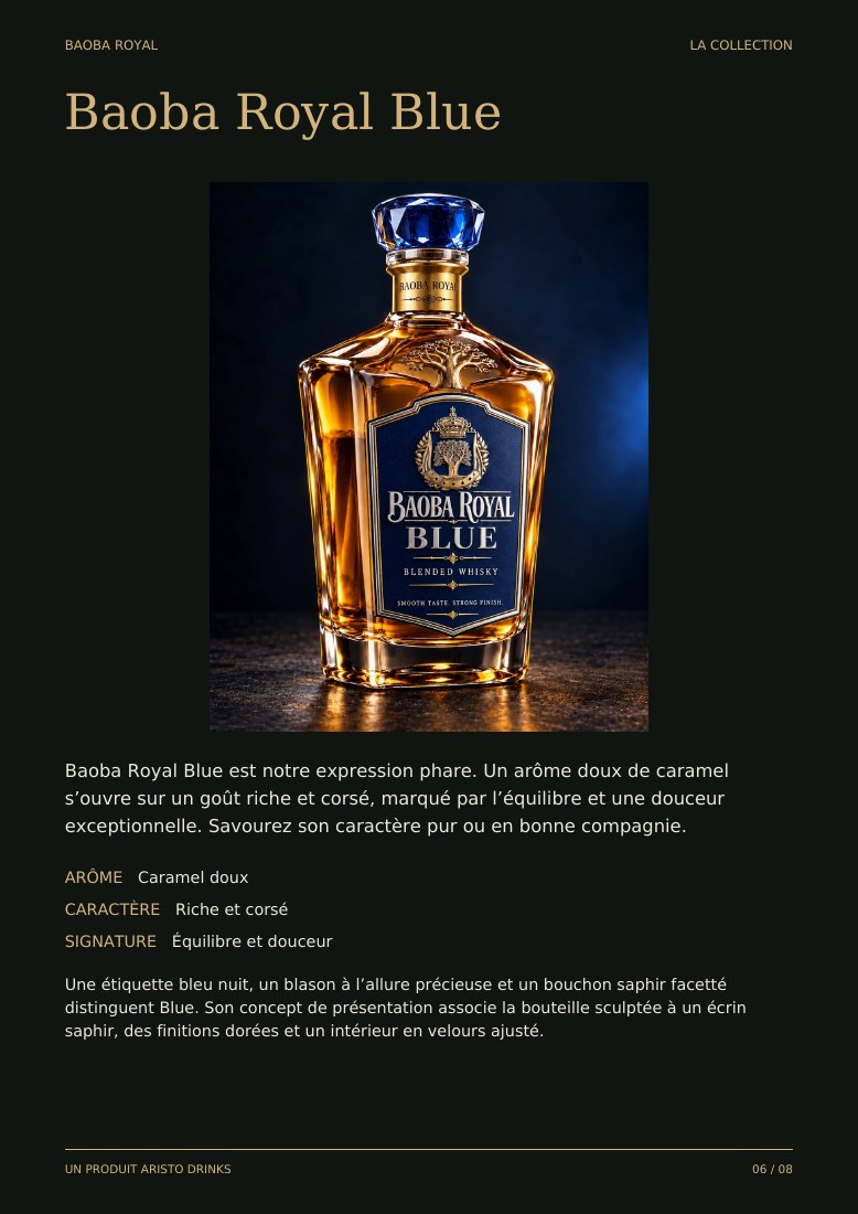 Page du catalogue 6: Baoba Royal Blue