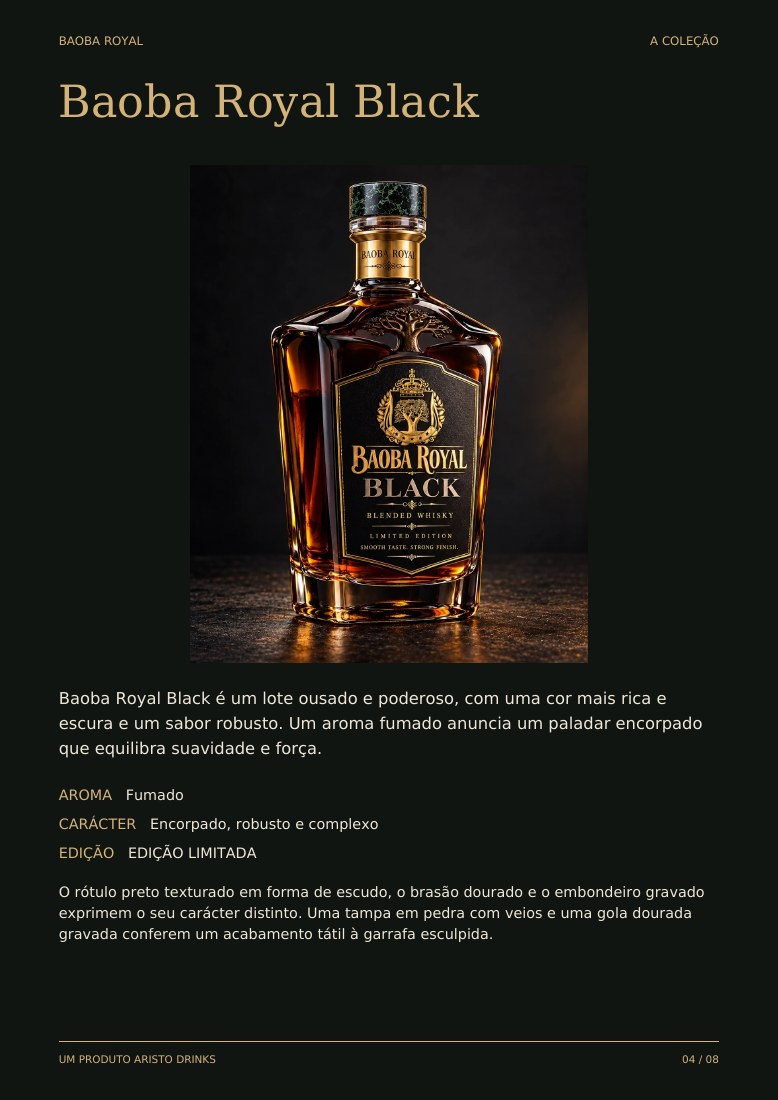 Página do catálogo 4: Baoba Royal Black