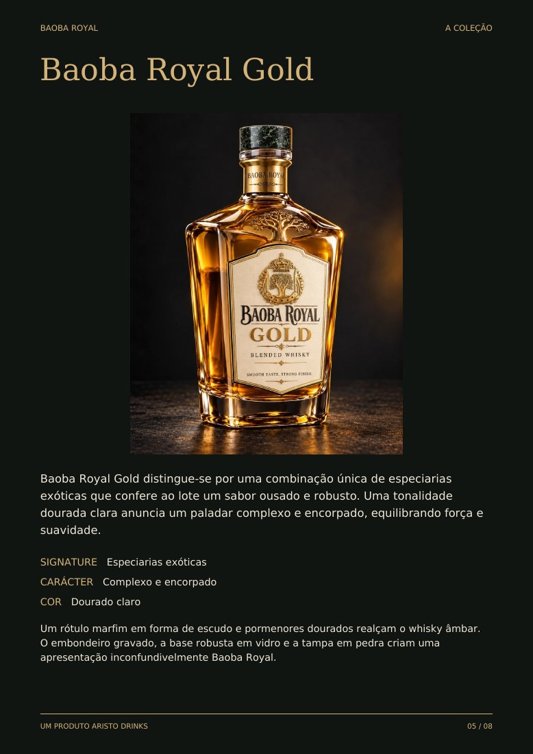 Página do catálogo 5: Baoba Royal Gold